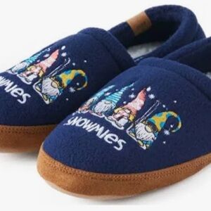 Mens Life is Good Snowmies Fleece Slippers Sherpa Lining Non Slip Soles New Gift